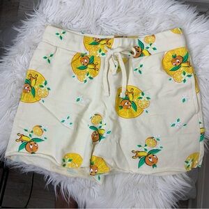 Disney Parks Orange Bird Womens drawstring Shorts S